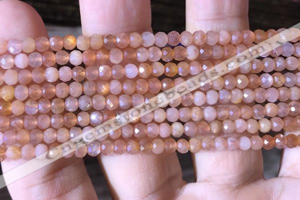 CRB2625 15.5 inches 2*3mm faceted rondelle moonstone beads