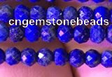 CRB2646 15.5 inches 2*3mm faceted rondelle lapis lazuli beads