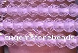 CRB2662 15.5 inches 2*3mm faceted rondelle white crystal beads