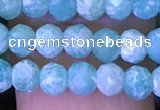 CRB2669 15.5 inches 3*4mm faceted rondelle amazonite beads