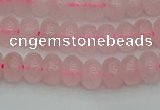 CRB2800 15.5 inches 4*6mm rondelle rose quartz beads wholesale