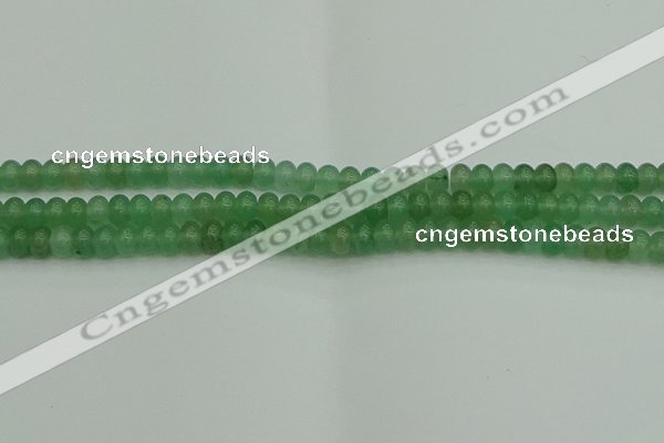 CRB2820 15.5 inches 4*6mm rondelle green aventurine beads