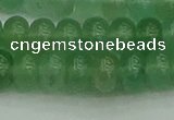 CRB2822 15.5 inches 6*10mm rondelle green aventurine beads