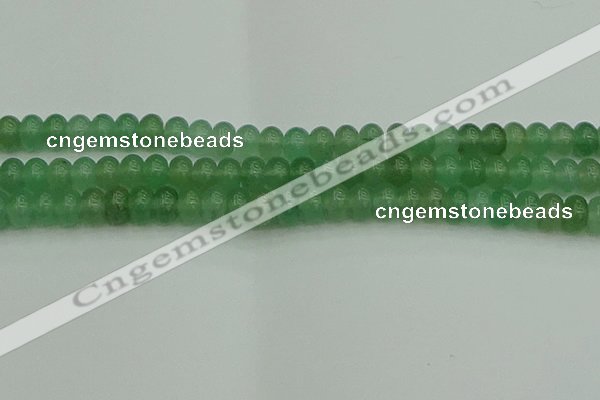 CRB2822 15.5 inches 6*10mm rondelle green aventurine beads