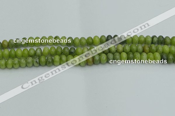 CRB2837 15.5 inches 6*10mm rondelle Chinese chrysoprase beads