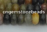 CRB2847 15.5 inches 6*10mm rondelle fancy jasper beads wholesale