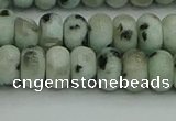 CRB2851 15.5 inches 5*8mm rondelle sesame jasper beads