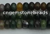 CRB2865 15.5 inches 4*6mm rondelle Indian agate beads