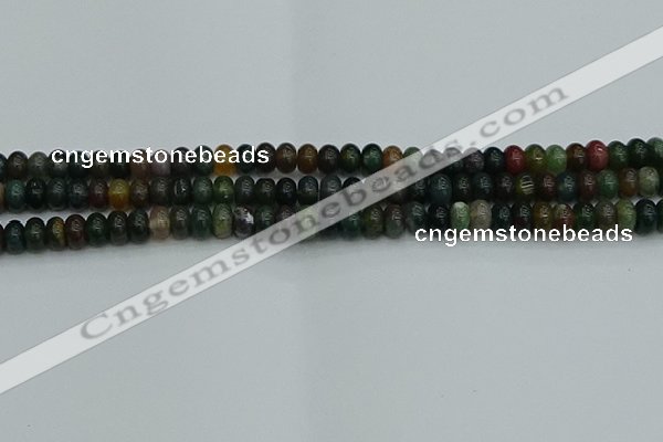 CRB2865 15.5 inches 4*6mm rondelle Indian agate beads