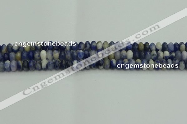 CRB2880 15.5 inches 4*6mm rondelle sodalite beads wholesale