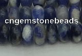 CRB2882 15.5 inches 6*10mm rondelle sodalite beads wholesale