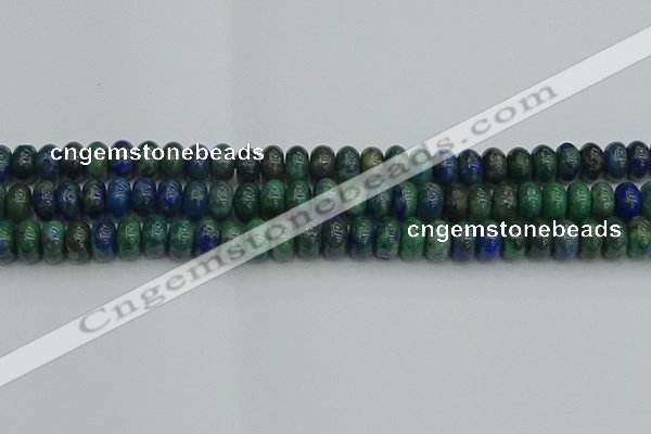 CRB2892 15.5 inches 6*10mm rondelle chrysocolla beads wholesale