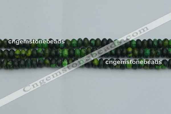 CRB2896 15.5 inches 5*8mm rondelle chrysocolla beads wholesale