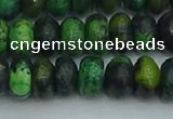 CRB2897 15.5 inches 6*10mm rondelle chrysocolla beads wholesale