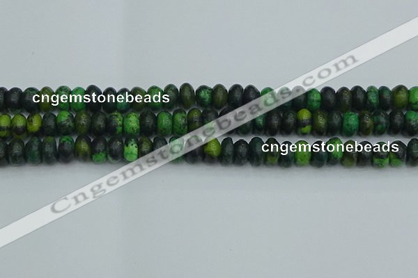 CRB2897 15.5 inches 6*10mm rondelle chrysocolla beads wholesale