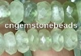 CRB3015 15.5 inches 5*9mm faceted rondelle prehnite beads