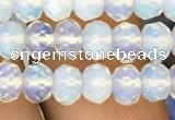 CRB3030 15.5 inches 6*8mm faceted rondelle opal beads wholesale