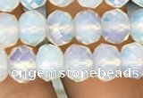 CRB3031 15.5 inches 7*10mm faceted rondelle opal beads wholesale