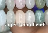 CRB3062 15.5 inches 6*9mm rondelle morganite gemstone beads