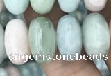 CRB3064 15.5 inches 8*14mm rondelle morganite gemstone beads