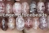 CRB3067 15.5 inches 5*8mm rondelle strawberry quartz beads