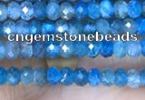 CRB3118 15.5 inches 2*3mm faceted rondelle tiny apatite beads