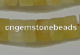 CRB312 15.5 inches 8*12mm tyre matte citrine gemstone beads wholesale