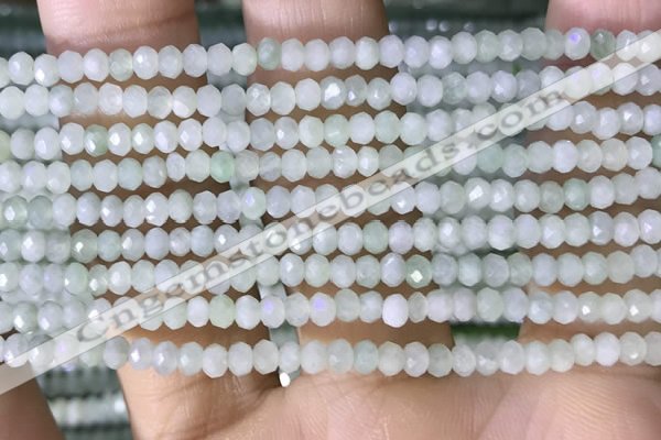 CRB3123 15.5 inches 2*3mm faceted rondelle tiny jade beads