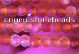 CRB3126 15.5 inches 2*3mm faceted rondelle tiny red agate beads