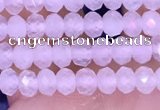 CRB3140 15.5 inches 2.5*4mm faceted rondelle tiny white moonstone beads