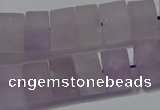 CRB315 15.5 inches 8*12mm tyre matte amethyst gemstone beads