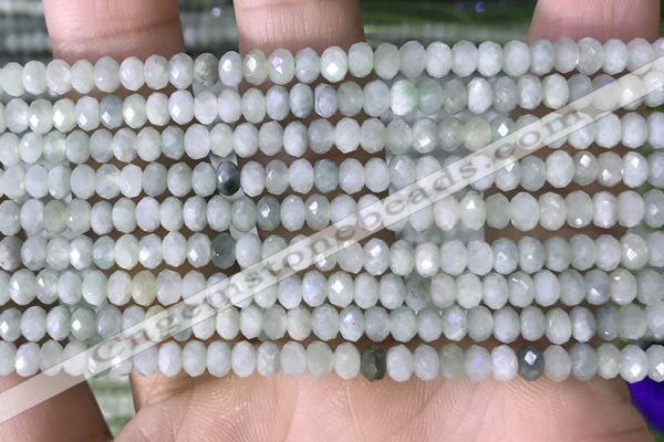 CRB3166 15.5 inches 2.5*4mm faceted rondelle tiny jade beads