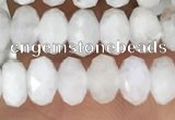 CRB3210 15.5 inches 3.5*6mm faceted rondelle white moonstone beads