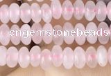 CRB4000 15.5 inches 2.5*4.5mm rondelle rose quartz beads wholesale