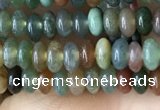 CRB4009 15.5 inches 2.5*4.5mm rondelle Indian agate beads wholesale