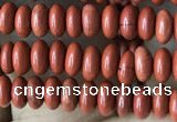 CRB4014 15.5 inches 2.5*4.5mm rondelle red jasper beads wholesale