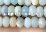 CRB4036 15.5 inches 4*6mm rondelle amazonite beads wholesale