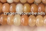CRB4040 15.5 inches 4*6mm rondelle red aventurine beads wholesale