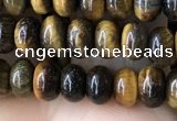 CRB4044 15.5 inches 4*6mm rondelle yellow tiger eye beads wholesale