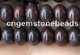 CRB4057 15.5 inches 4*6mm rondelle brecciated jasper beads wholesale