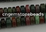 CRB415 15.5 inches 5*8mm rondelle Indian agate beads wholesale