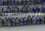 CRB428 15.5 inches 5*8mm rondelle African sodalite beads wholesale