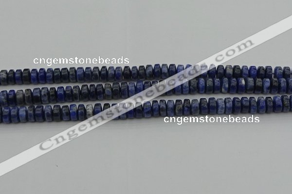 CRB429 15.5 inches 5*8mm rondelle sodalite gemstone beads