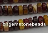 CRB433 15.5 inches 5*8mm rondelle mookaite gemstone beads