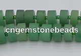 CRB473 15.5 inches 6*10mm tyre green aventurine beads wholesale