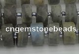 CRB485 15.5 inches 8*14mm tyre labradorite gemstone beads