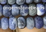 CRB5006 15.5 inches 4*6mm rondelle matte sodalite beads wholesale