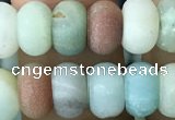 CRB5020 15.5 inches 4*6mm rondelle matte amazonite beads wholesale