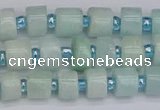 CRB530 15.5 inches 5*8mm tyre Chinese amazonite beads wholesale