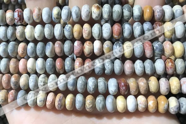 CRB5334 15.5 inches 5*8mm rondelle sky eye jasper beads